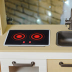 Kids Play Kitchen Appliance Realistic Induction Stove With Sound & Light Pretend Play Kitchen Toy For Toddler Operated Models