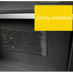 Car Rear Seat Storage Organizer Mesh Adjustable Elastic Straps Anti-Slip Net for SUV Sedan Vehicle Interior Organization Tools