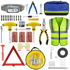New Car Emergency Roadside Assistance Kit Jumper Cable Tow Strap First Aid Supplies Multipurpose Pack Motorist Self-defense Tool