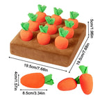 Dog Snuffle Mat Funny Interactive Enrichment Toys Carrot Puzzle Nosework Feed Games Pets Dog Activities For Boredom Relief