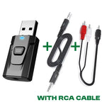 USB Bluetooth 5.4 Audio Transmitter Receiver MIC Wireless Adapter  3.5mm AUX/RCA for TV PC Headphone Home Stereo Car HIFI Music
