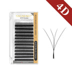 NAGARAKU Automatic Flowering W Shape  Bloom 3D 4D 5D 6D Premade Fans Eyelash Extensions Natural Soft Light Full Dense