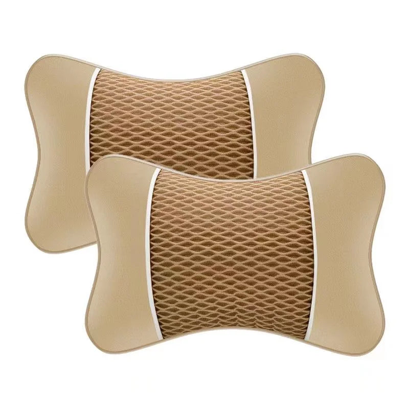 Car Universal Headrest Pillow - Support Cushion, Seat Head Support Protector for Auto Travel