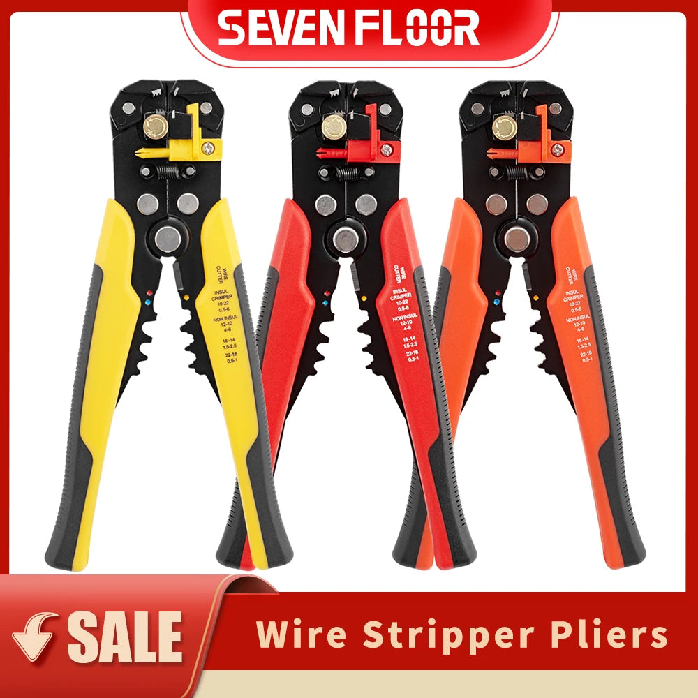 Wire Stripper Tools Multitool Pliers  Automatic 5 In1 Stripping Cutter Crimping Cable Wire Electrician Repair Tools Imagen principal del producto