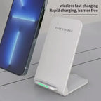 Wireless Charger Station Earphone Phone Fast Charging Charger Holder For iPhone 16 15 14 13 Pro Max Samsung S24 S23 Xiaomi