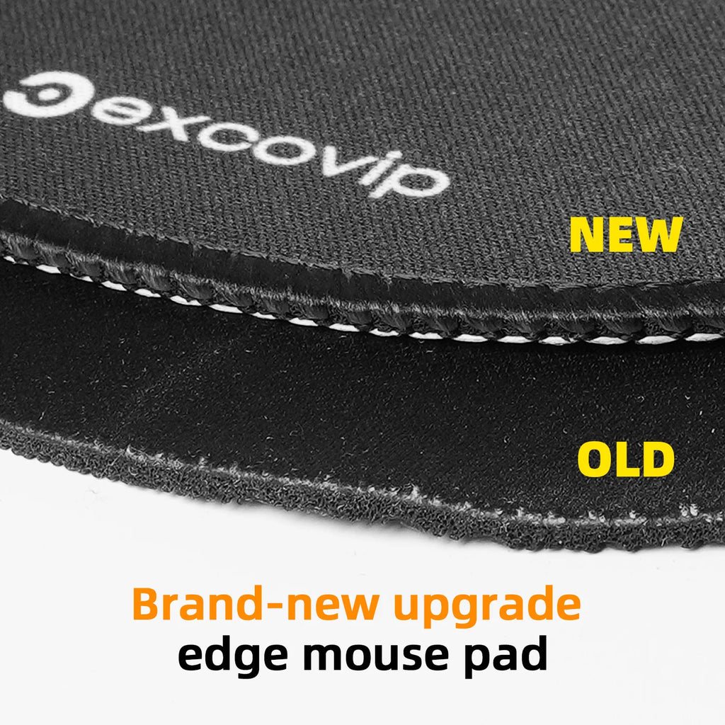 EXCO Mini Mouse Pad Office Mousepad Small with Stitched Edge Non-Slip Rubber Base for Home Laptop Computer Desk Gaming