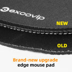 EXCO Mini Mouse Pad Office Mousepad Small with Stitched Edge Non-Slip Rubber Base for Home Laptop Computer Desk Gaming
