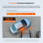 70mai Dash Cam M310 Plus 2K 1440P 143°FOV F1.55 Smart Voice Control 24H Parking Guard Night Vision 70mai M310 Plus 2K Car DVR