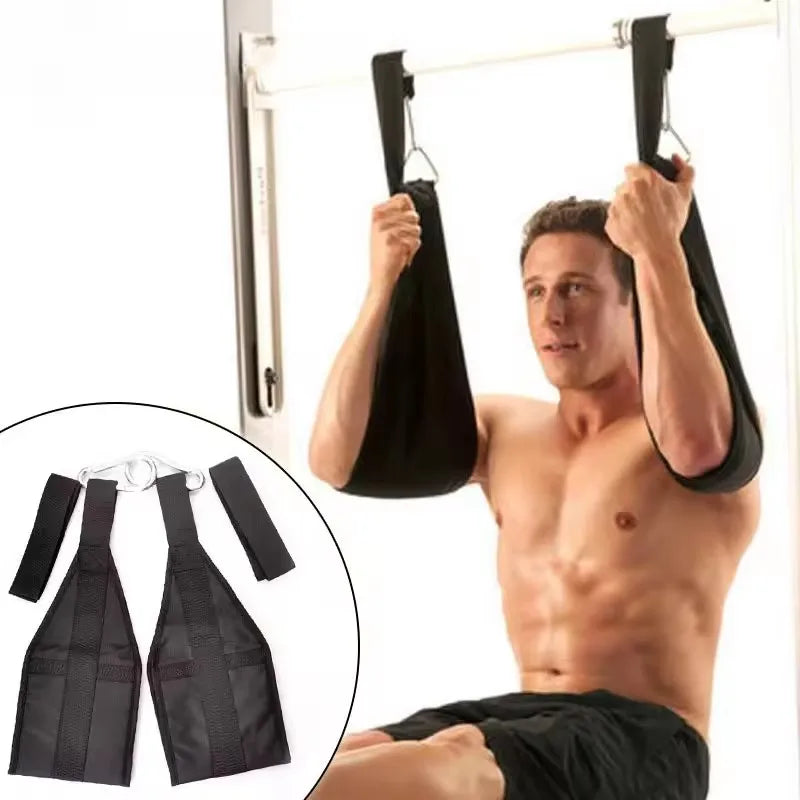Fitness AB Sling Straps Suspension Rip-Resistant Heavy Duty Pair for Pull Up Bar Hanging Leg Raiser Home Gym Fitness Equipment Image principale du produit
