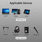 5.1 Sound channel USB independent sound card External computer to replace PCI notebook usb sound card USB to audio interface