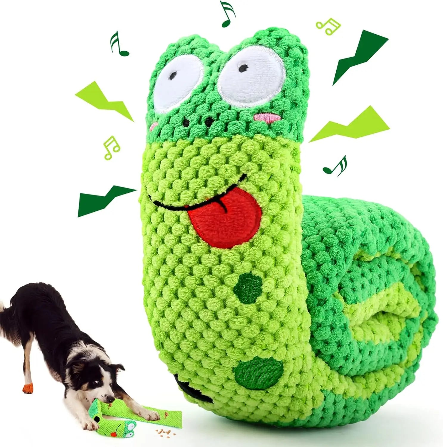 Squeaky Dog Toys for Stress Relief, Puzzle & Snuffle Foraging Training, IQ Stimulation for Small, Medium & Large Dogs Imagen principal del producto