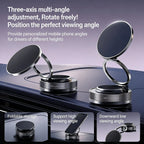 Magnetic Phone Holder for car 360° Rotatable Foldable & Adjustable Magnetic Car Mount ,Suction Cup Phone Holder for Car/Mirror