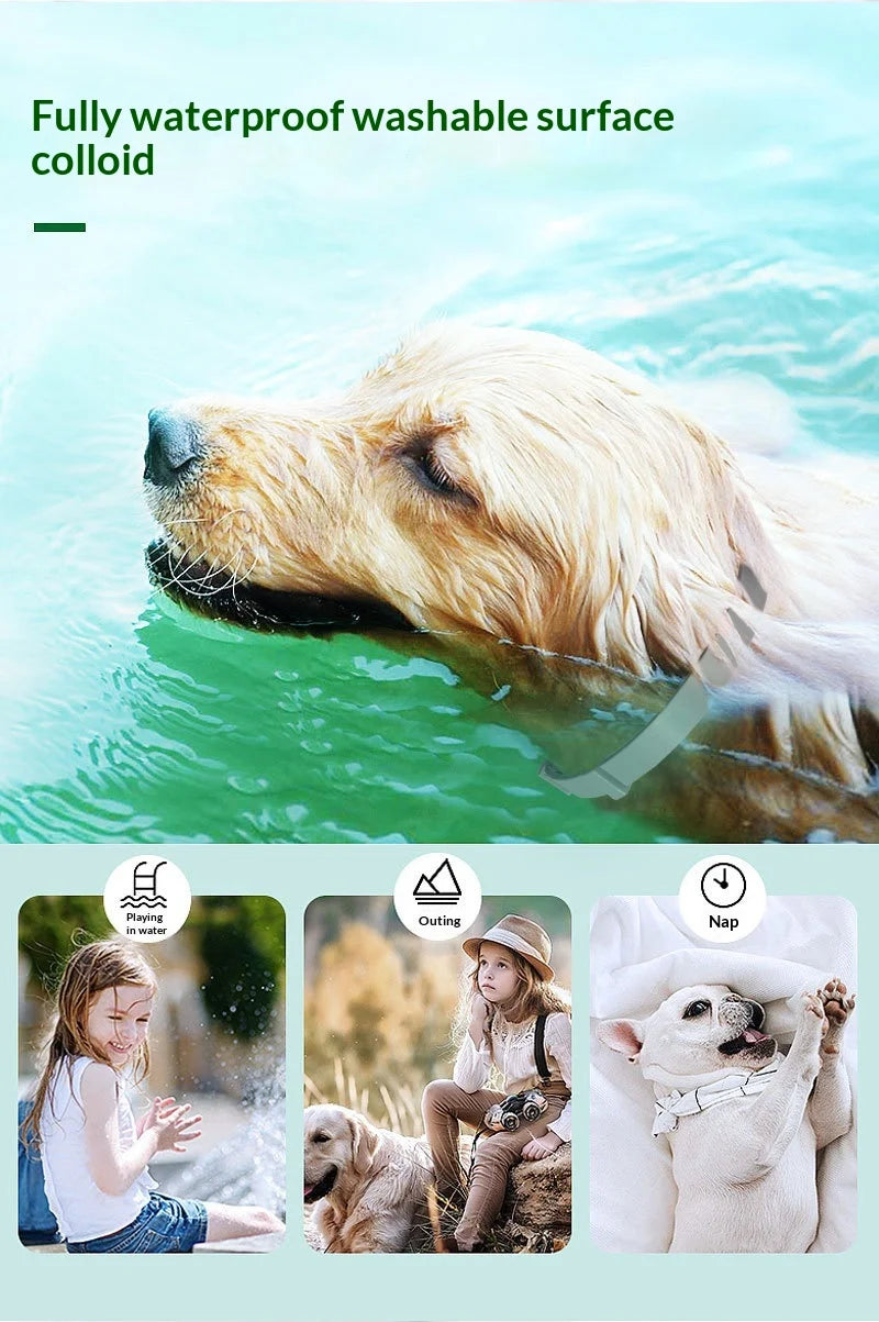 Pet Calming Collar For Cats Dogs Adjustable Anxiety Pheromone Reducing Pet Collar Lasting Natural Calm Relax Soothing Collars