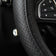 Artificial Leather Three-dimensional Embossed-car without Inner Ring Steering Wheel Cover Auto Parts for 14.5-15 Inches