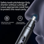 Nose Hair Trimmer Painless Clipper Nose Ear Hair Eyebrow Portable Trimmer For Men Women Electric Rechargeable Nose Hair Trimmer