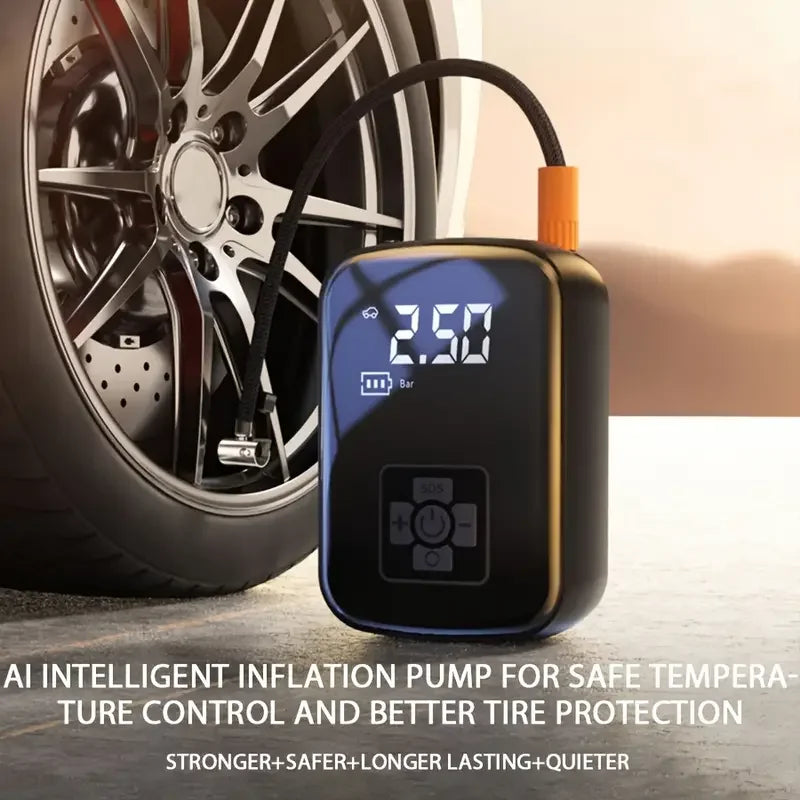 1pc Wireless Car Air Compressor Air Pump Electric Tire Inflator Pump for Motorcycle Bicycle Boat AUTO Tyre Balls Inflatable Imagen principal del producto