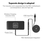 120W Wireless Charger Car Silicone Pad Stand For iPhone 17-12 Xiaomi Samsung Huawei Mobile Phone Fast Car Wireless Charging