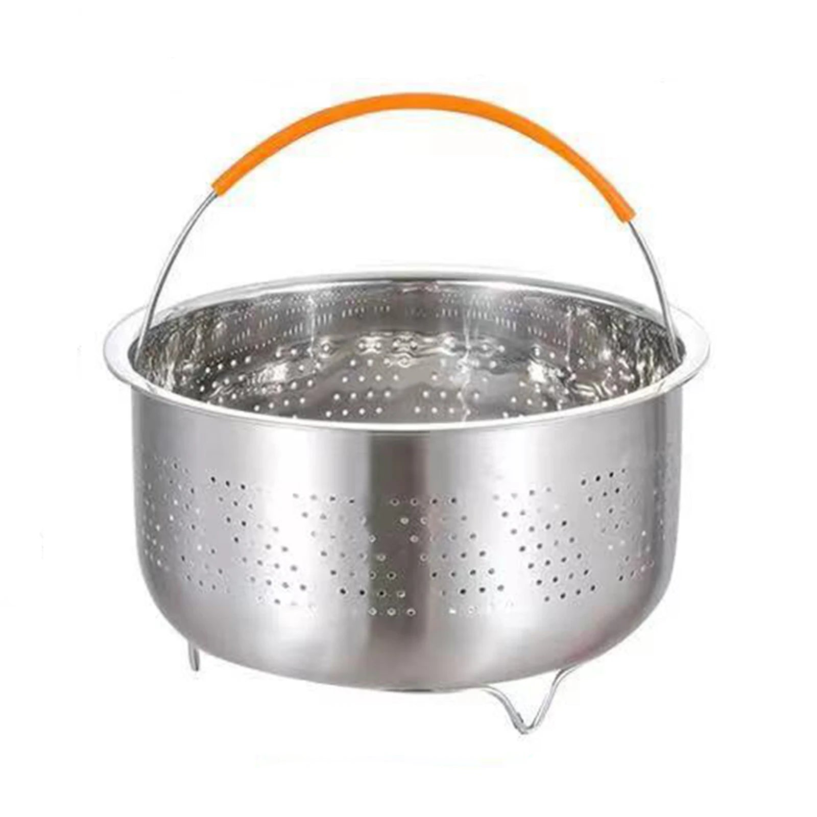 Stainless Steel Steamer Basket In Stant Pot Accessories For Instant Cooker With Silicone Handle Pressure Cooker Rice Steamer