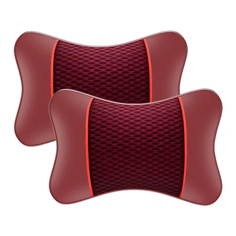 Universal Car Headrest Pillow Seat Head Support Protector for Auto Travel Comfortable Soft Headrest for Vehicle Seat