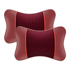 Universal Car Headrest Pillow Seat Head Support Protector for Auto Travel Comfortable Soft Headrest for Vehicle Seat