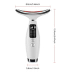 7 Colors LED Lights Face Neck Beauty Device Vibration Massage Improve Neck Lines Home Use Face Lifting Machine