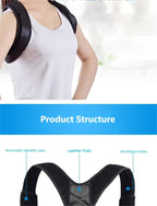 Back Posture Correction Belt Hunchback Prevention Correction of Sitting Posture Unisex Breathable Body ShapingJUI