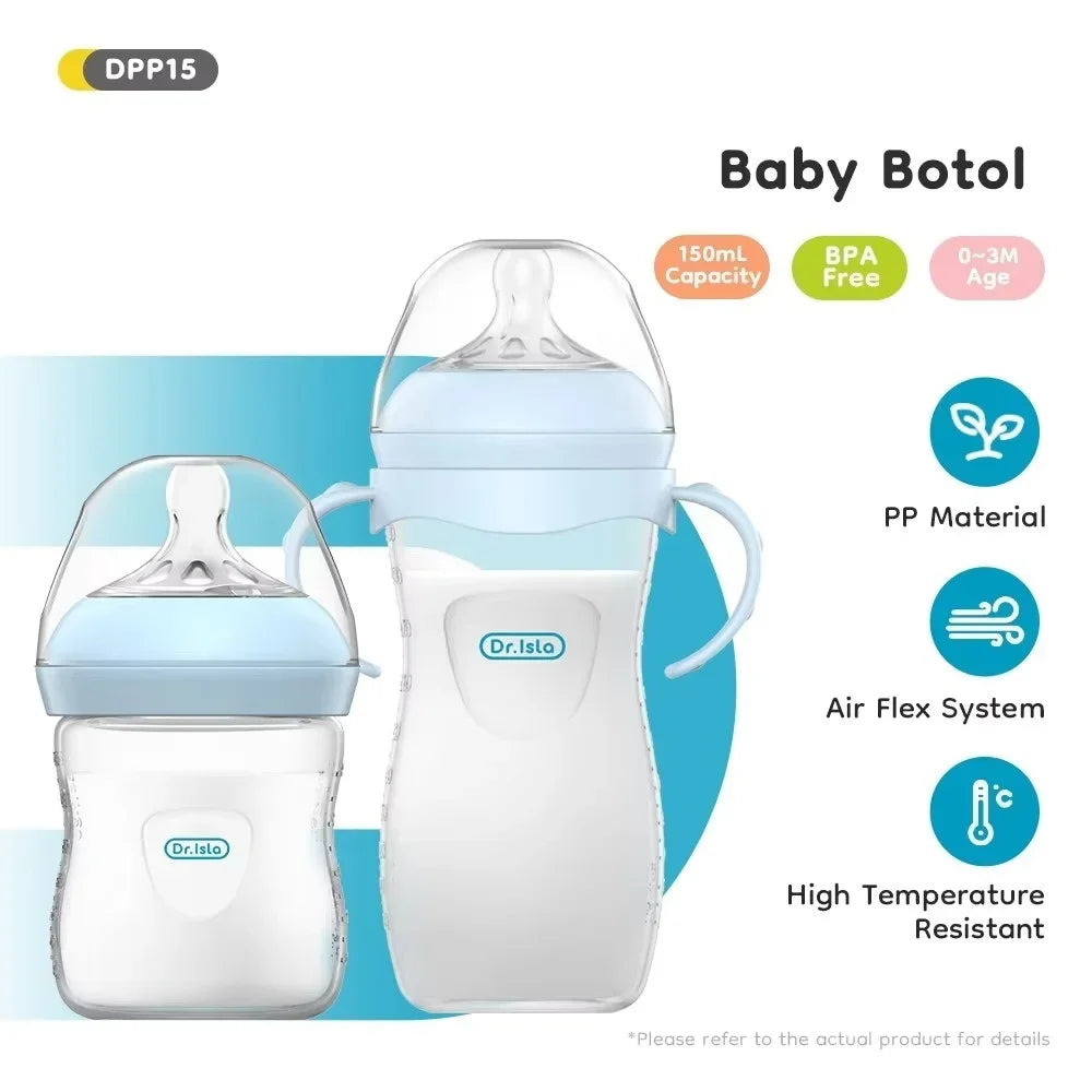 Baby PP Bottle 150/240/330ML Newborn Baby Bottle with Handle Milk BottleFeeding Baby Bottles Newborn Feeding Supplies BPA-Free Image principale du produit
