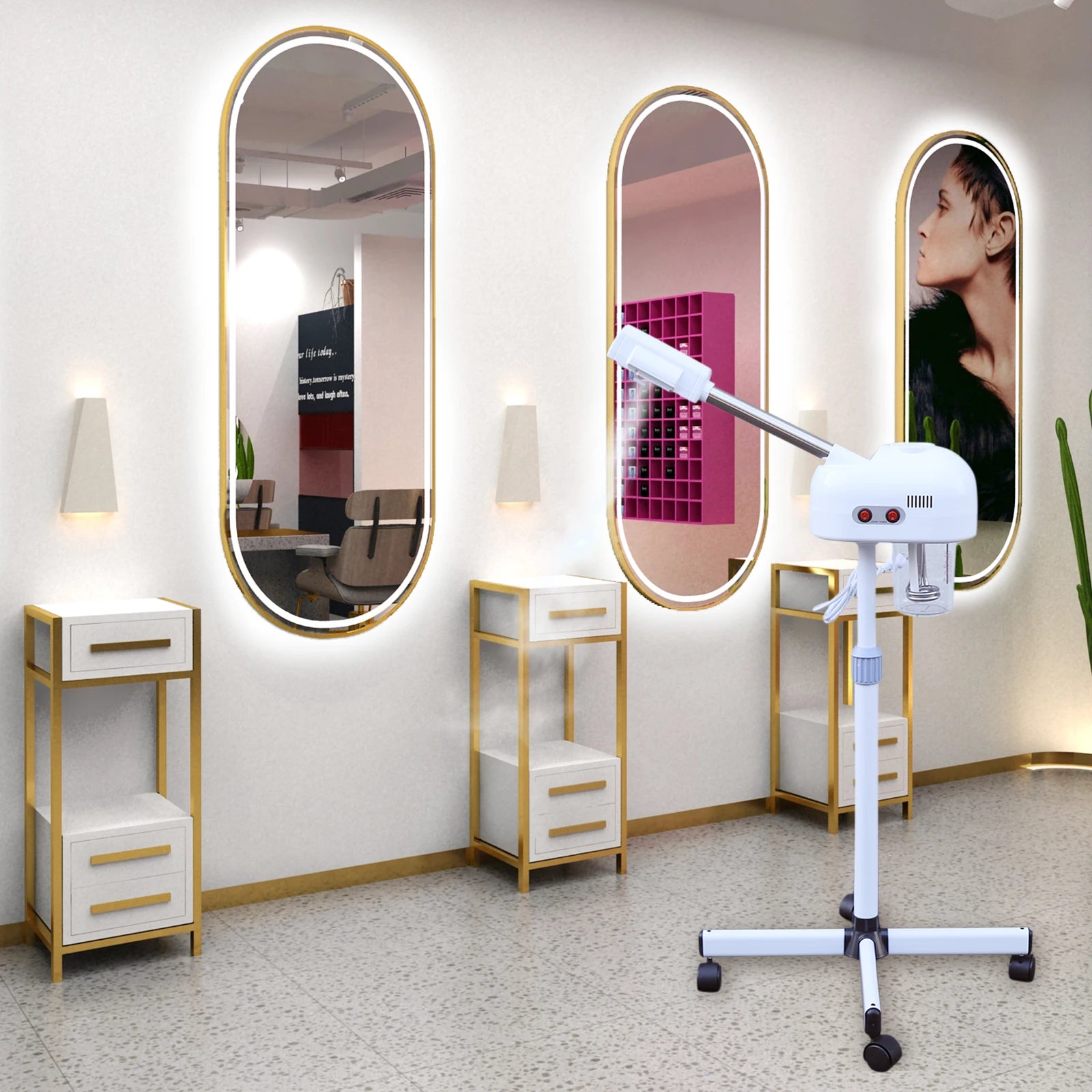Ozone-infused Facial Steamer Skin Care Equipment Skin Moisture Remove Dirt & Oil From Pores for Salon Beauty & Spa & Home