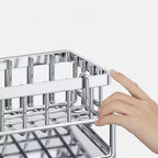 Kitchen Sponge Holder Stainless Steel Sink Drain Rack Soap Drainer Towel Rack Shelf Organizer bathroom Storage Accessories