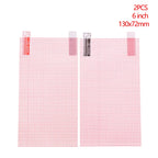2pcs Universal Screen Protector 5/6/7/8/9/10 Inch Smart Phone Tablet GPS Anti-dust Anti-scratch Protective Film