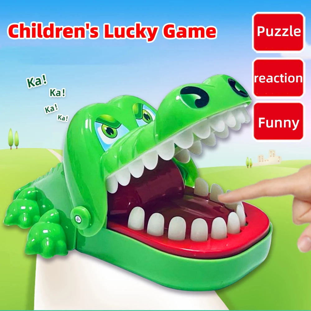 Crocodile Teeth Toys Children's Crocodile Bites Fingers Reaction Training Novelty Children's Lucky Game Trick Decompression Toy Main image