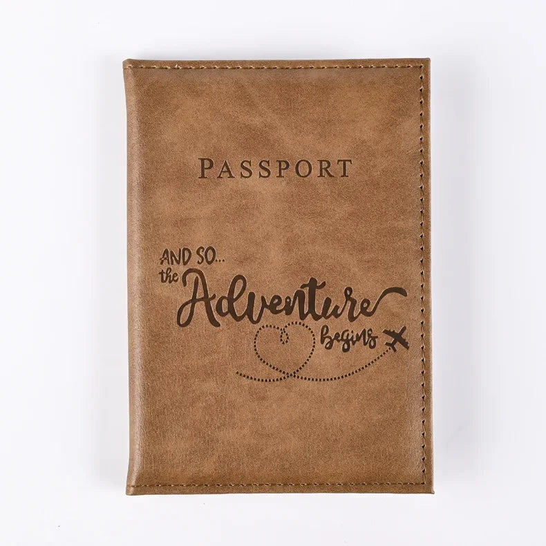 Passport Holder Wallet Cover Travel Essentials Pu Leather Card Case International Travel Accessories for Women/Men