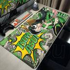 Japan Anime My Hero Academia Mousepad Bakugou Katsuki Large Lock Edge Keyboard Pad For Gamer Computer Desk Mats Anti-slip Rubber