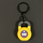New Barbell Keychain DlY Silicone Dumbbell Keychain Gym Gifts for Gym Lovers Fitness Trainer Gift Backpack Car Key Pendant