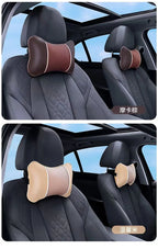 Universal Car Headrest Pillow Seat Head Support Protector for Auto Travel Comfortable Soft Headrest for Vehicle Seat