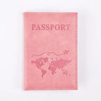 Passport Holder Wallet Cover Travel Essentials Pu Leather Card Case International Travel Accessories for Women/Men