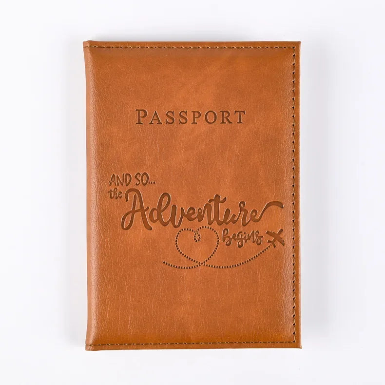 Passport Holder Wallet Cover Travel Essentials Pu Leather Card Case International Travel Accessories for Women/Men