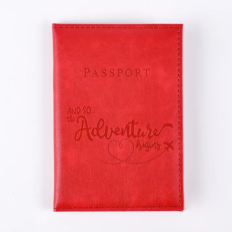 Passport Holder Wallet Cover Travel Essentials Pu Leather Card Case International Travel Accessories for Women/Men