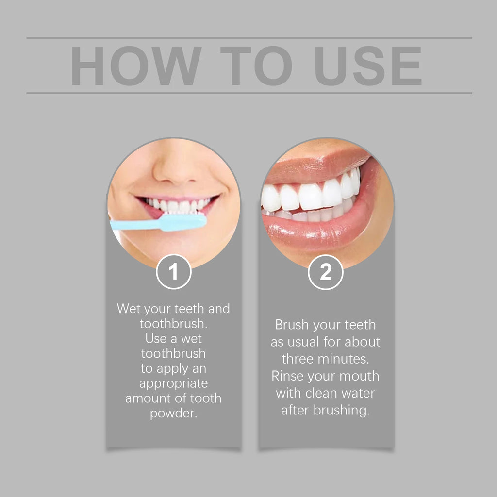 Teeth Whitening Powder Remove Plaque Stains Deep Cleaning Oral Improve Oral Smell Repair Enamel Sensitive Brighten Tooth Care