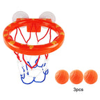 Baby Bath Toy Mini Shooting Basket Frame Toys Bathtub Shooting Basketball Play Water Game Toy Set with 3 Balls for Kids Children