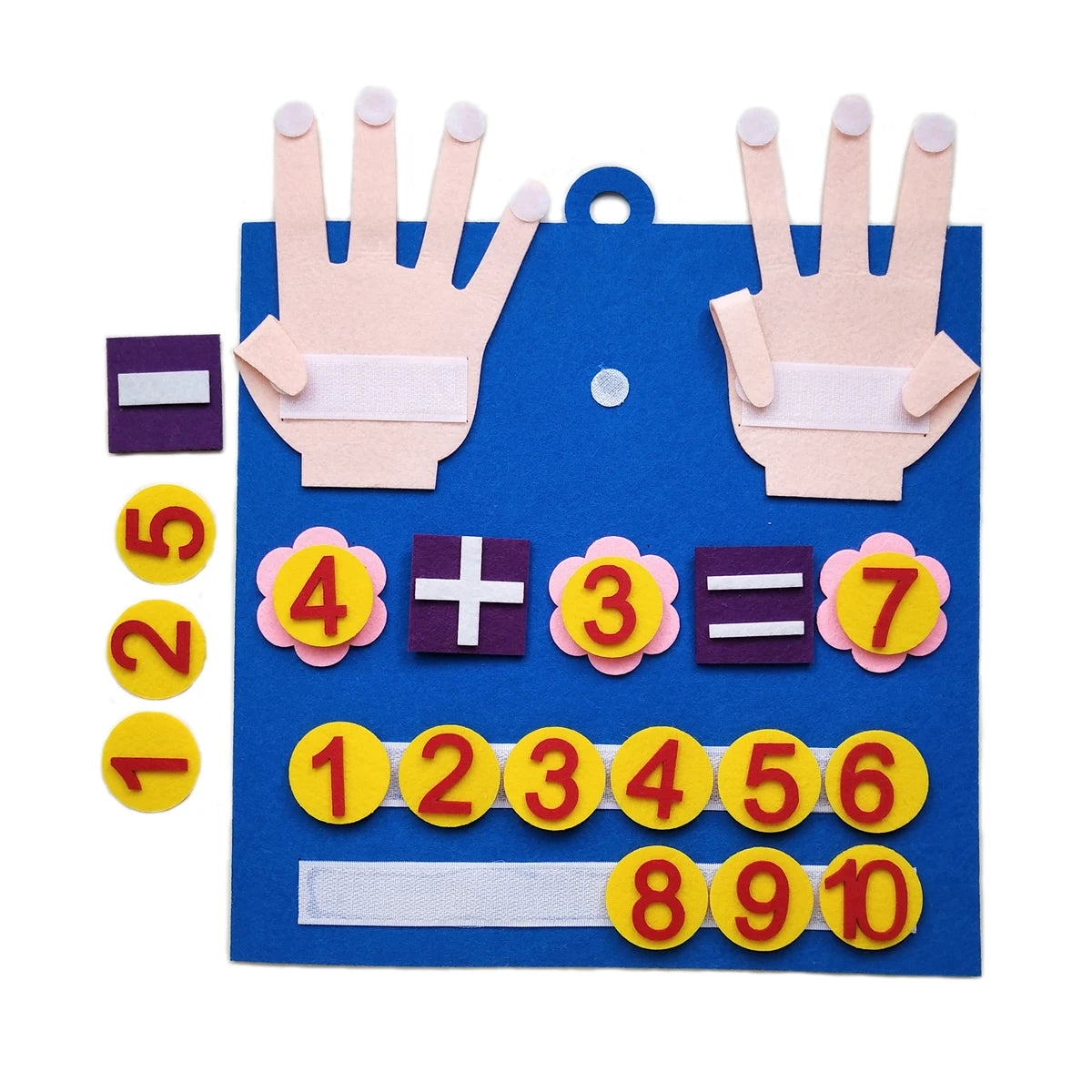 Toddler Montessori Toys Felt Finger Numbers Math Toy Children Counting Early Education Learning Game For Kids Intelligence Secondary image