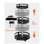 360°Rotation Spice Rack Organizer Jar Cans Non-Skid Storage Tray for Seasonings Kitchen storage rack Kitchen Accessories