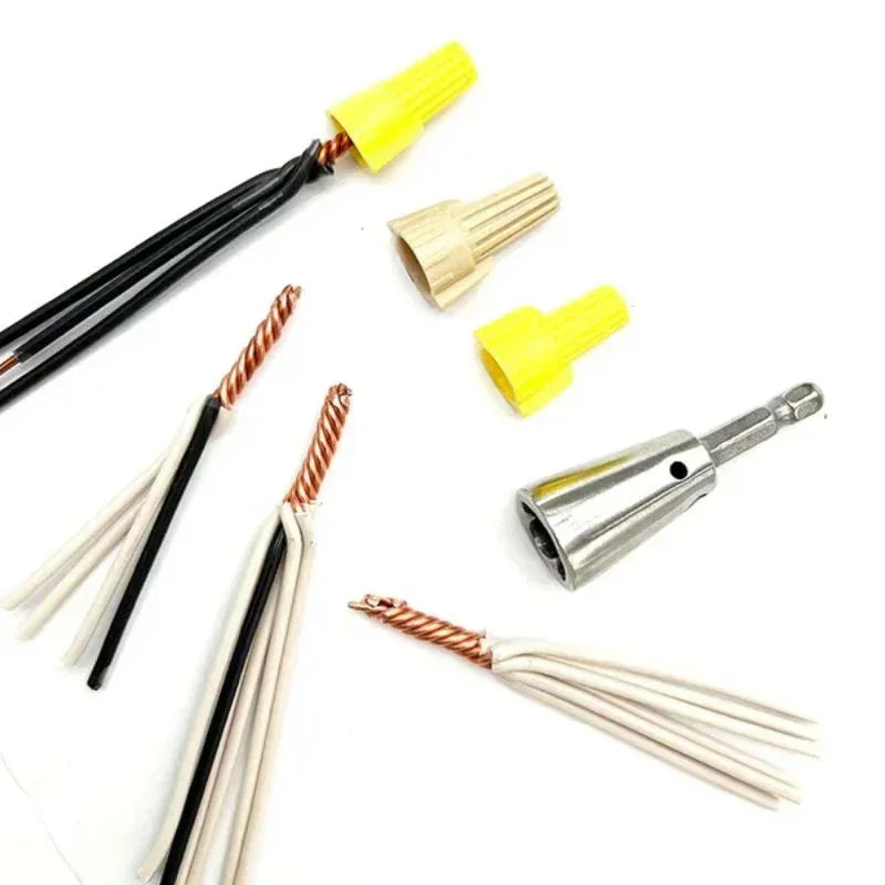 1PC Wire Twisting Tools Quickly Twister Electrician Artifact for Power Drill Drivers Twisted Connector Cable Device Multi-tool Imagen secundaria del producto