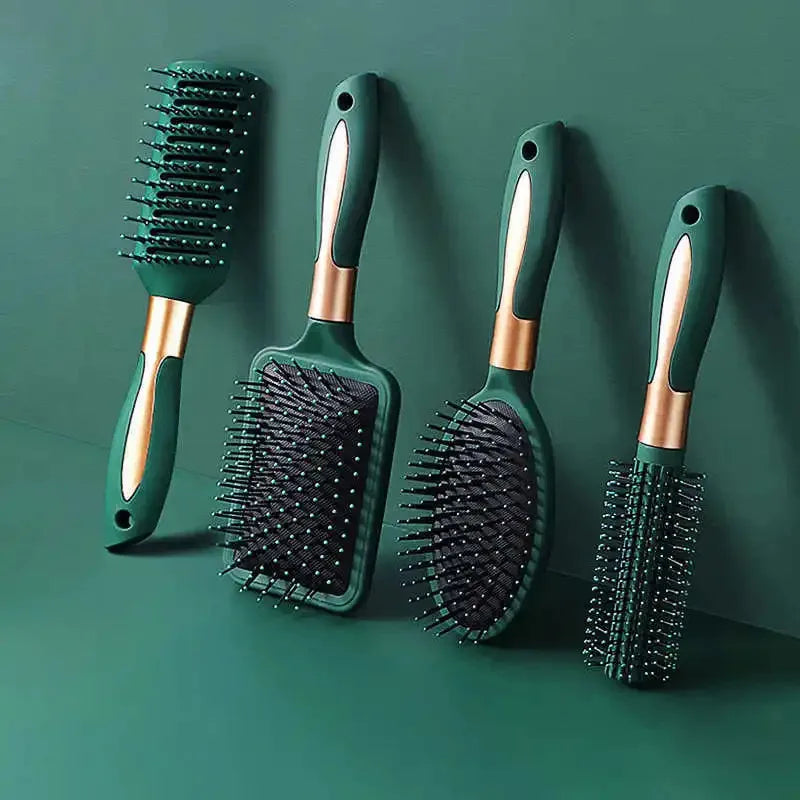 Anti-Static Oval round Air Cushion Comb Scalp Massage Exfoliating Tool for Salon SPA Professional Hair Styling Care Accessory Imagen principal del producto