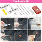 Car Roadside Emergency Kit Vehicle Truck Safety Emergency Road Side Assistance Kits with Jumper Cables Pink