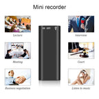 High Quality 3-in-1 Mp3 Player Professional Voice Digital Audio Mini Voice Recorder 192Kbps Recording WAV for Study Meeting Use
