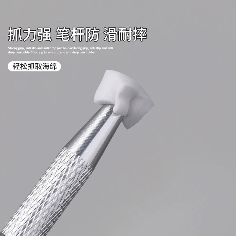 100pcs Gradient Sponge Brush for Nail Art, Gel Polish Brush, Glitter Powder, Manicure Accessory