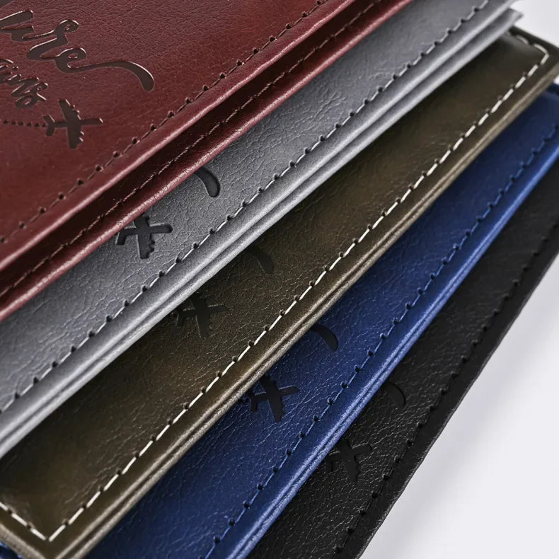 Passport Holder Wallet Cover Travel Essentials Pu Leather Card Case International Travel Accessories for Women/Men