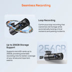 70mai Dash Cam M310 Plus 2K 1440P 143°FOV F1.55 Smart Voice Control 24H Parking Guard Night Vision 70mai M310 Plus 2K Car DVR