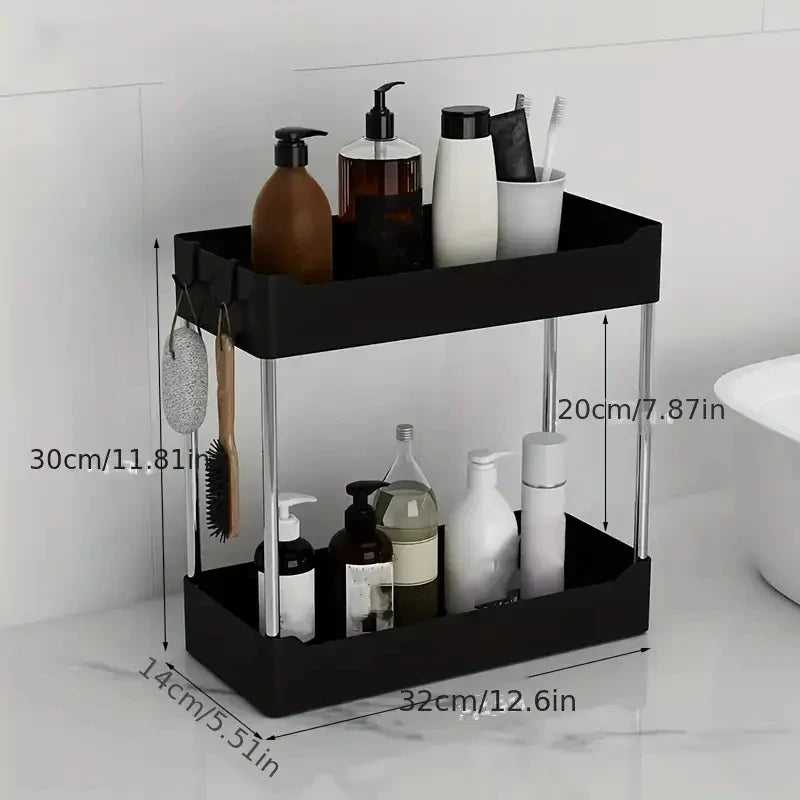 1Pc Kitchen Spice Storage Rack Multi-Functional Countertop Seasoning Storage Rack Household Multi-Layer Corner Shovel Kitchen Ut Image secondaire du produit